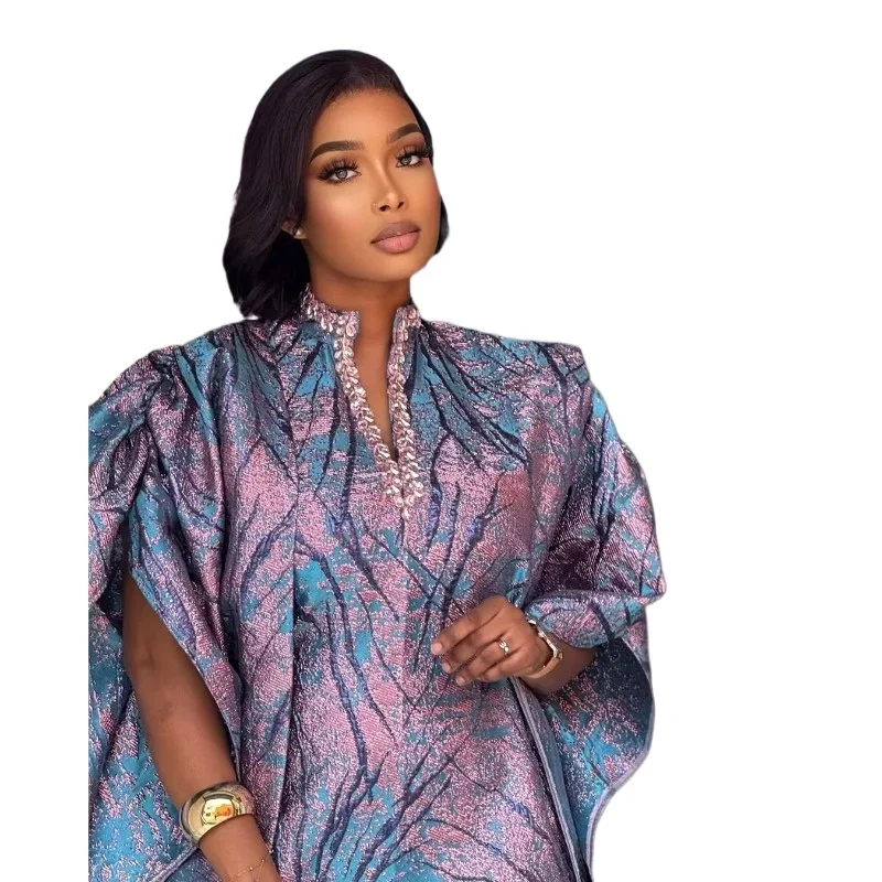 

Plus Size African Dresses for Women Traditional Africa Clothing Dashiki Ankara Outfits Gown Abayas Muslim Kaftan Maxi Long Dress