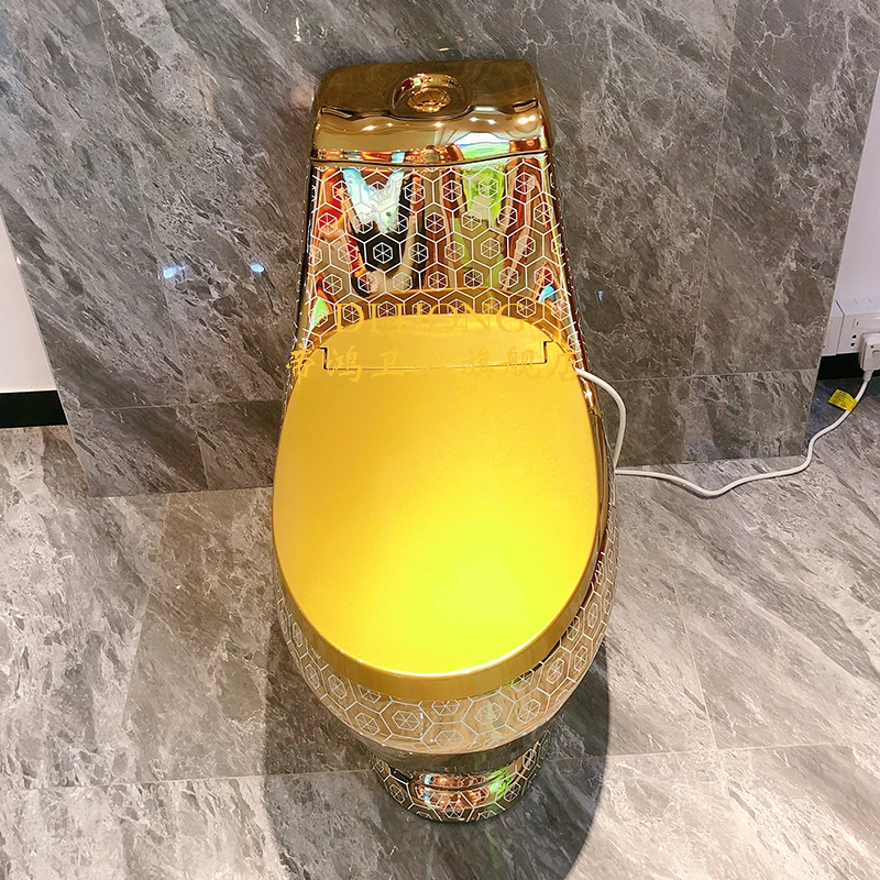 

Умный унитаз Golden, без ограничений по давлению воды, с функциями смыва и сушки, унитаз-люкс Gold.