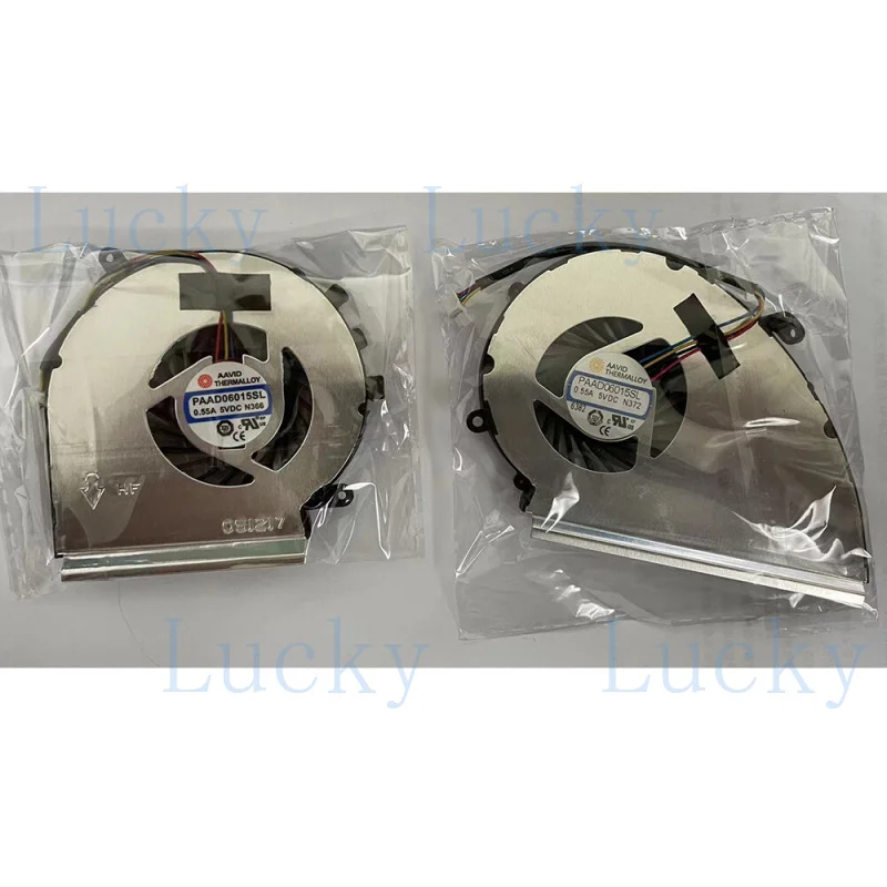 f   For MSI GE72VR GL72M GF72VR GP72MVR MS-1799 CPU GPU Fan Cooling Fan PAAD06015SL