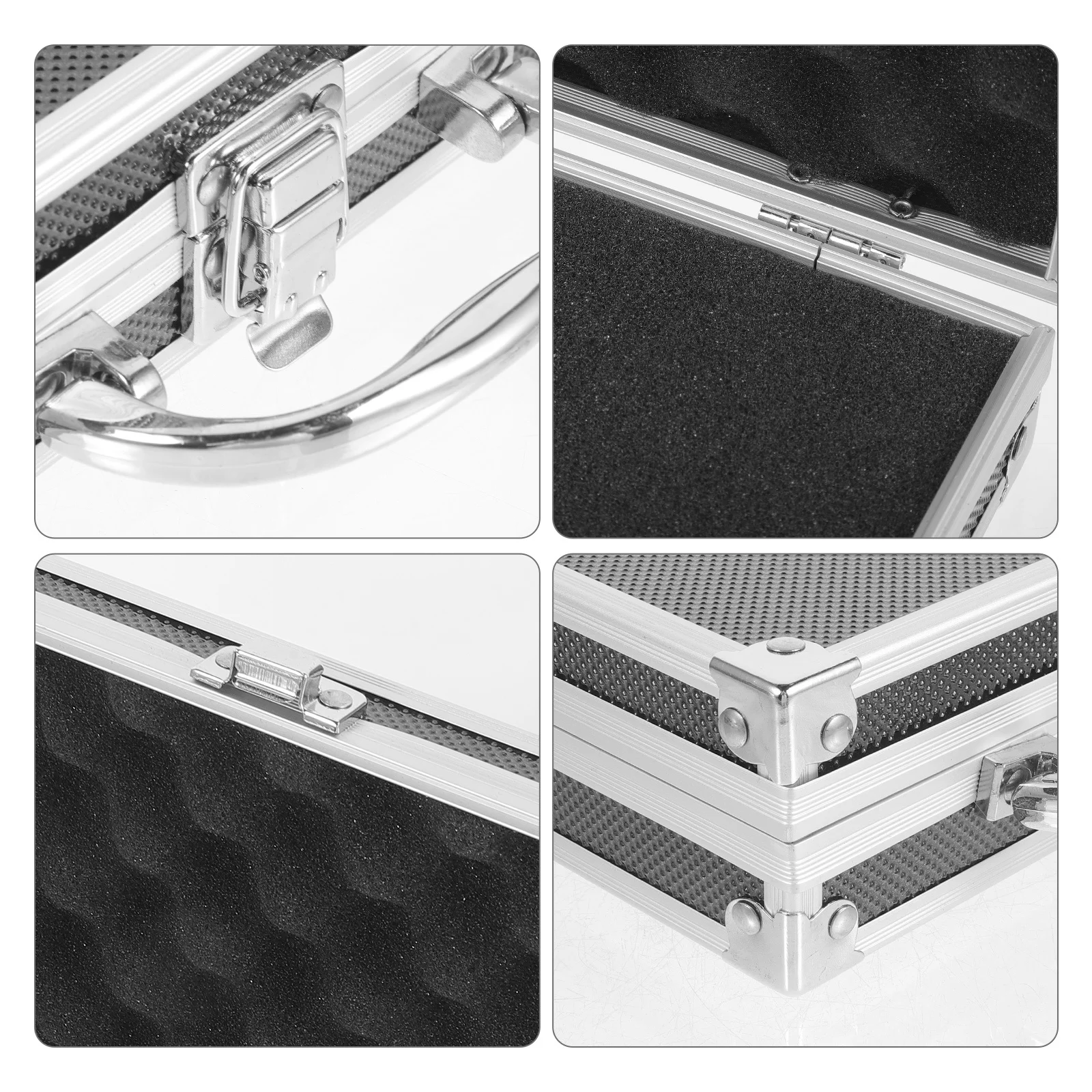 Portable Large First Aid Kit Aluminum Alloy Tool Box Storage Container Travel Cloth Handheld Toolbox ganizer ganizer