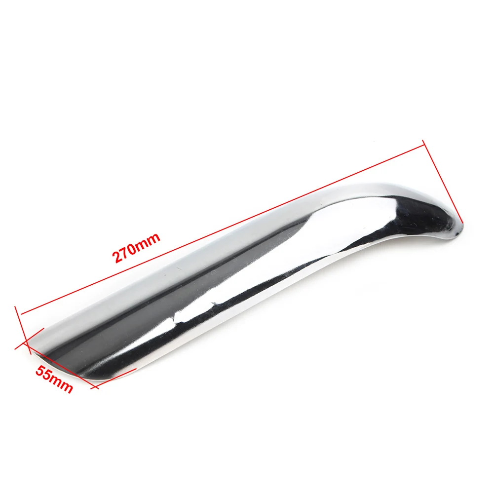Heat Shield Cover Heel Guard For Harley Custom Bikes/Choppers/Cruisers with 40mm~63mm (1-5/8