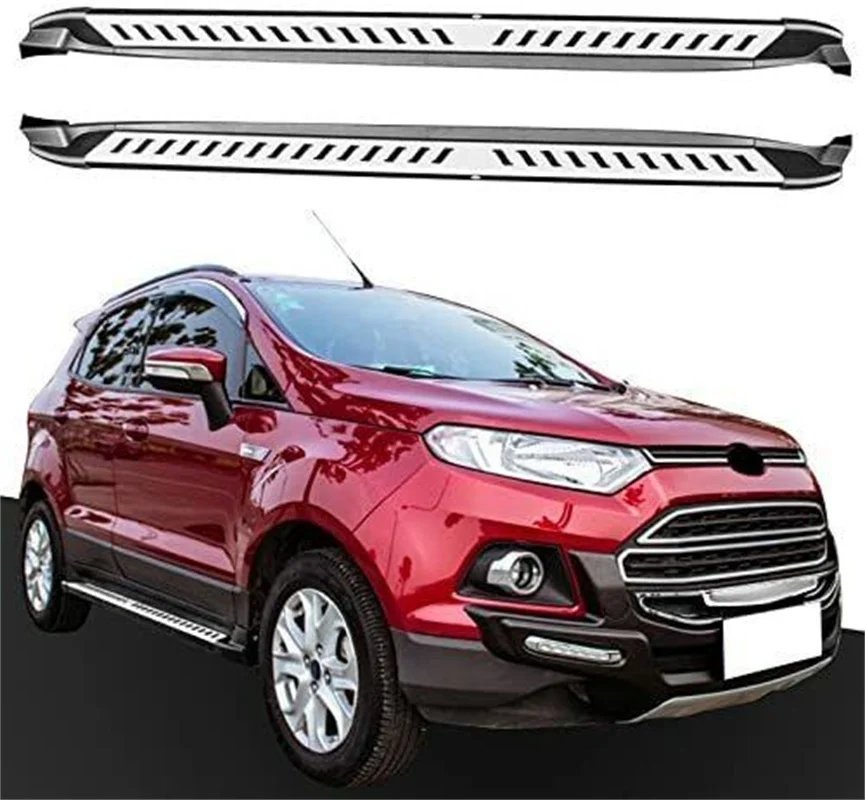 2Pcs Fit for Ford EcoSport 2013-2020 Fixed Running Board Side Steps Nerf Bar