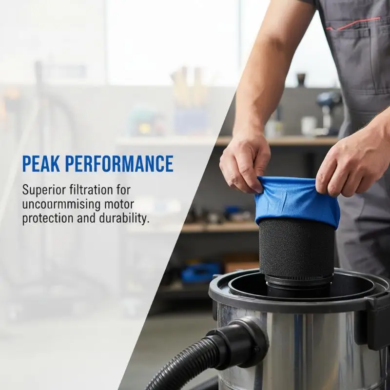 

3pcs Foam Filters Kit For-Wet Dry Vacuum Cleaner BT For VC 1250 Vacuum Cleaner Accessories