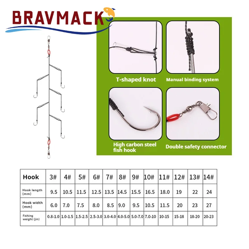 5 قطعة/الحزمة خطافات سلسلة 3 # -13 # خطاف صيد من الفولاذ الكربوني العالي، خطاف صيد دوار واحد، خطاف حاد شائك #3