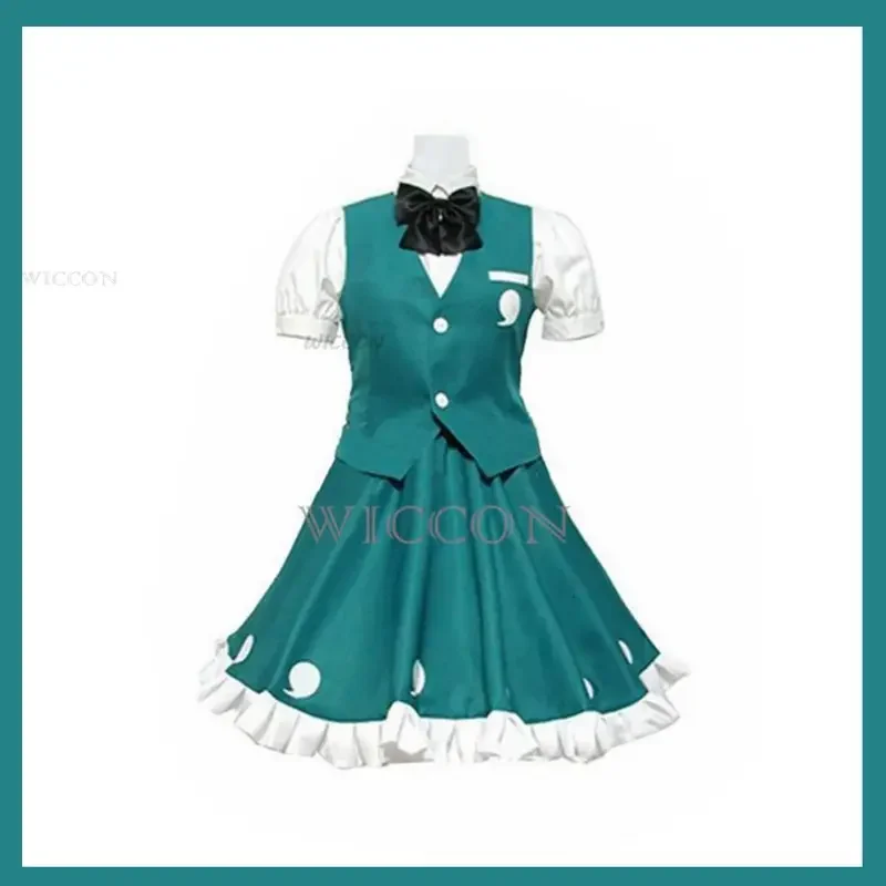 Anime Game Touhou Project Youmu Konpaku Cosplay Costume Perfect Cherry Blossom Wig Green JK Uniform Woman Kawaii Carnival Suit