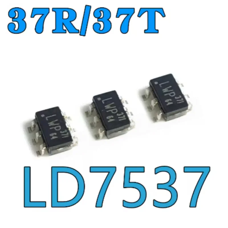 10PCS LD7537 LD7537RGL 37R LD5537T 37T 6-pin power chip SOT23-6 LCD power management chip IC