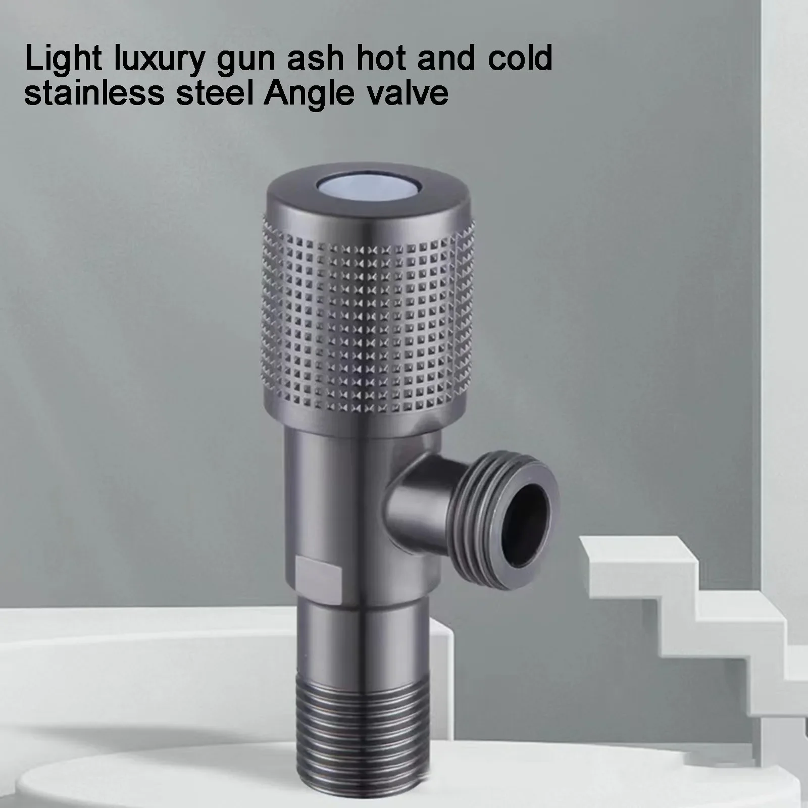 

Латунный угловой клапан с одним выходом G1/2, для раковины и кухонных раковин. Простая установка настенного крепления. Обеспечивает долговечность.