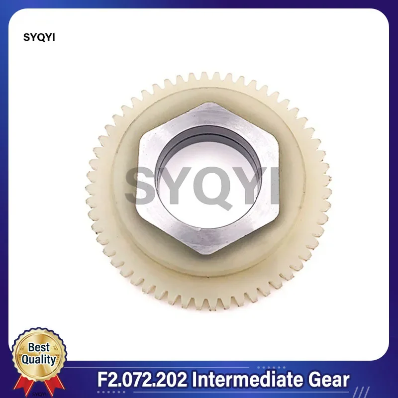 Best Quality F2.072.202 Intermediate Gear 58x24mm Teeth  For Heidelberg CD102 SM102 XL105 CX102 SX102 Printing Machinery Parts