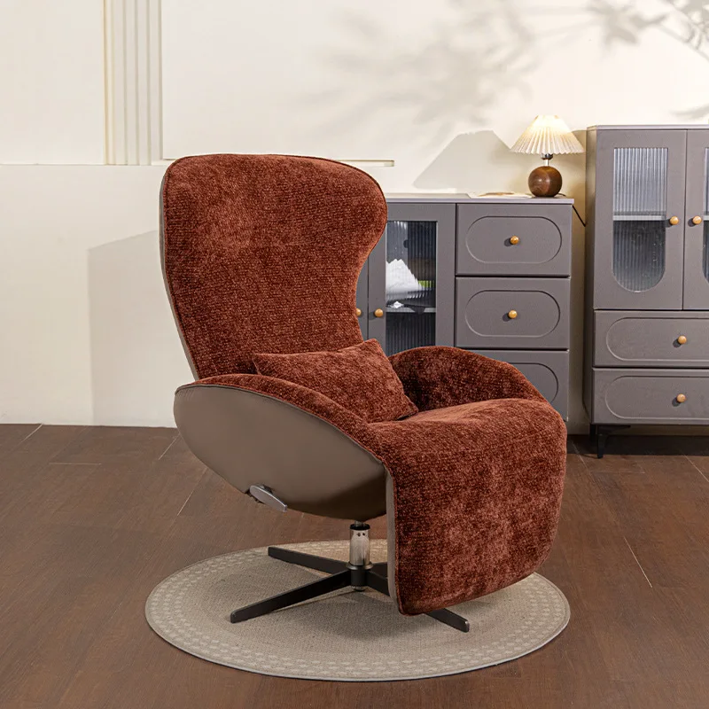 

Italian minimalist gravity leisure chair 360 degree rotation multi-functional lunch break recliner lazy sofa chair
