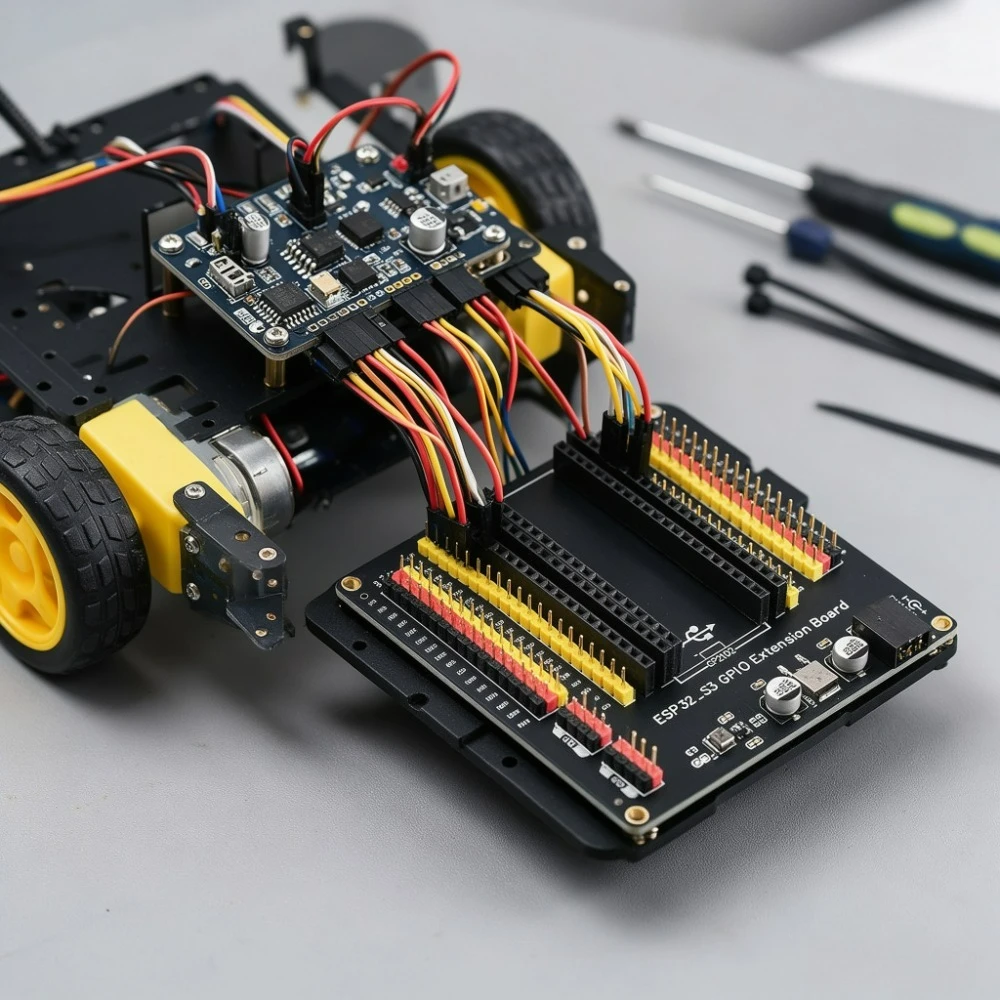 ESP32 S3 GPIO Extension Board Digital IO Pins DC Jack Power Input ESP32 IoT Development Board for Smart Agriculture Industrial