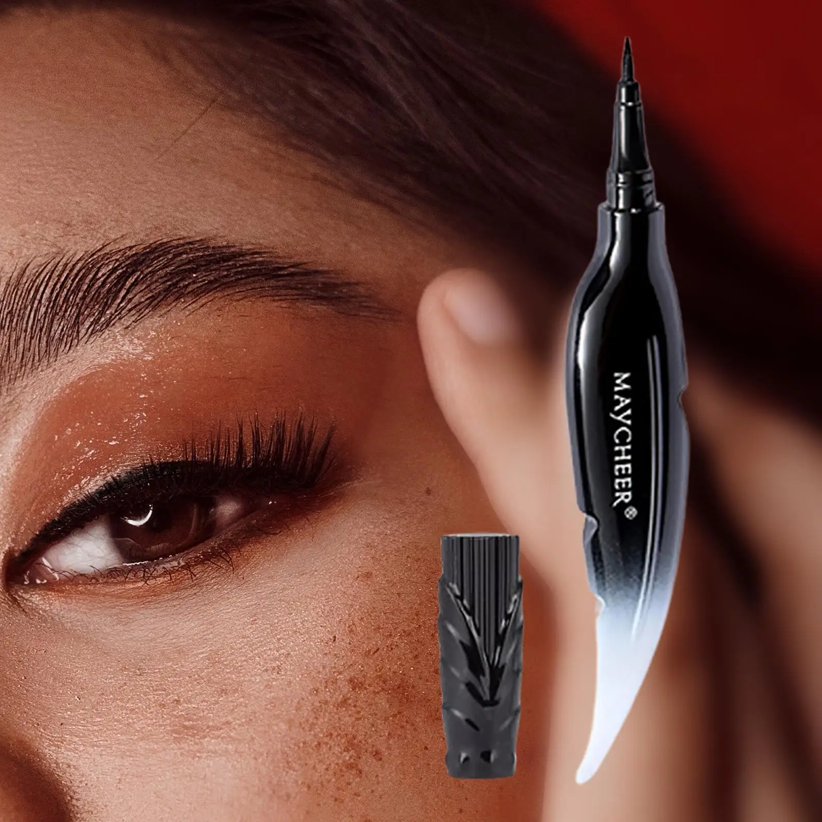Eyeliner liquide imperméable à pointes fines pour le maquillage des yeux, voyage à domicile, débutants
