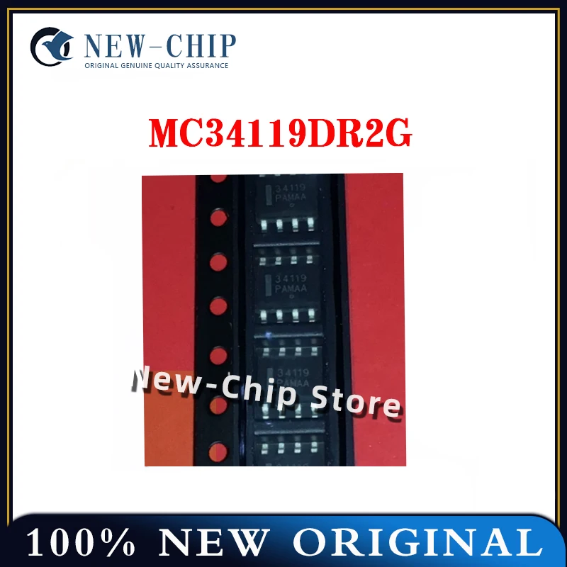 10PCS-200PCS/LOT  MC34119DR2G   34119   SOP-8  New Original
