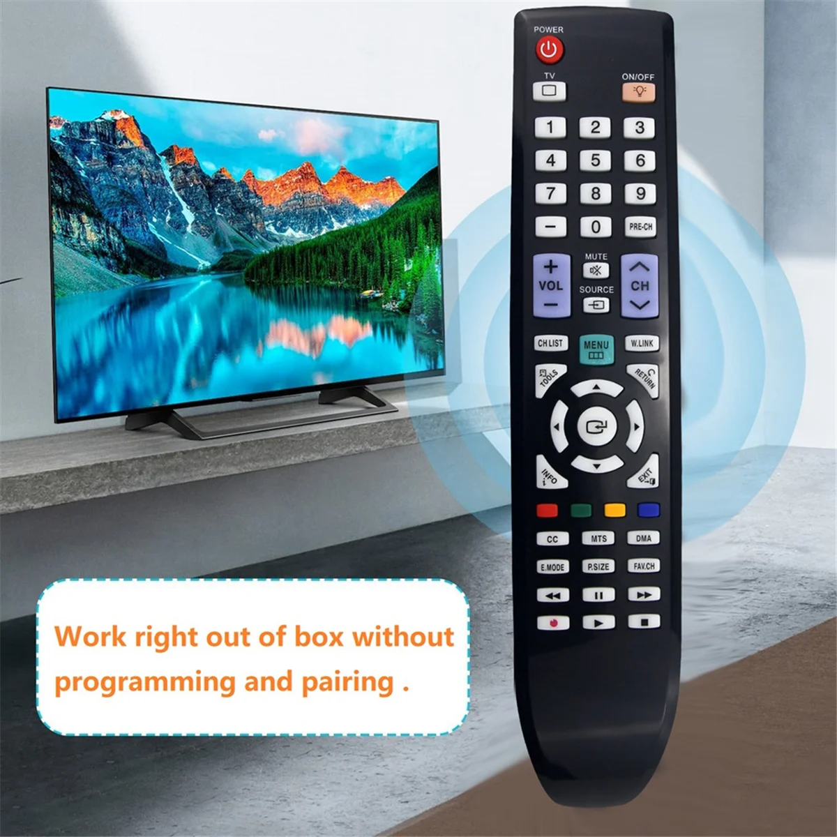 OIIRGO-BN59-00673A Pilot zamiennik do telewizora Samsung HL50A650 HL50A650C1 HL50A650C1F HL50A650C1FXZA HL56A650 HL50A650C1FXZC