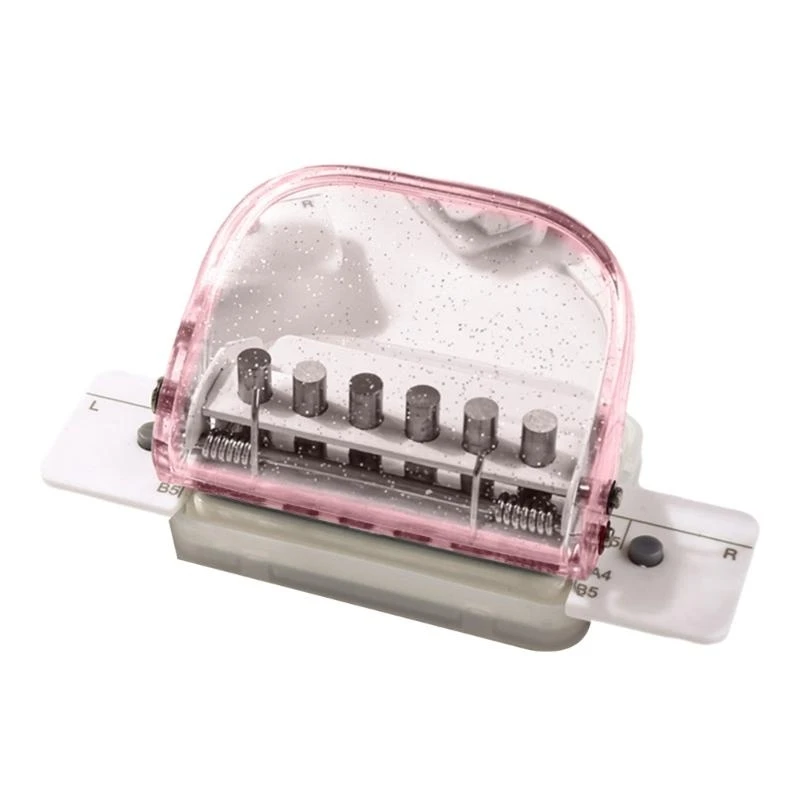 Portátil Hole Puncher Seis Hole Paper Puncher seis orifícios Puncador manual para casa