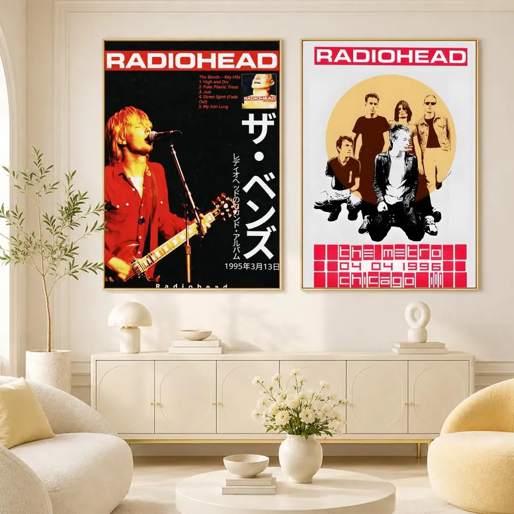 Singer Band RadioheadS Poster Room Home Decoration Interior Wall Art Printing Garage Posters Gift