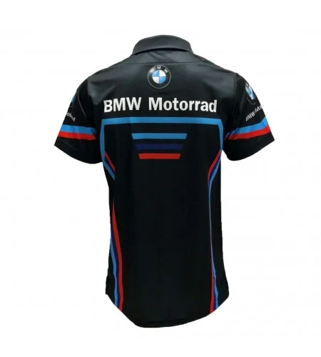 

Summer BMW Men's Loose Fashion Short Sleeve Quick Drying Polo Shirt Motorcycle Racing Motogp Cycling Suit Lapel T-Shirt for Men