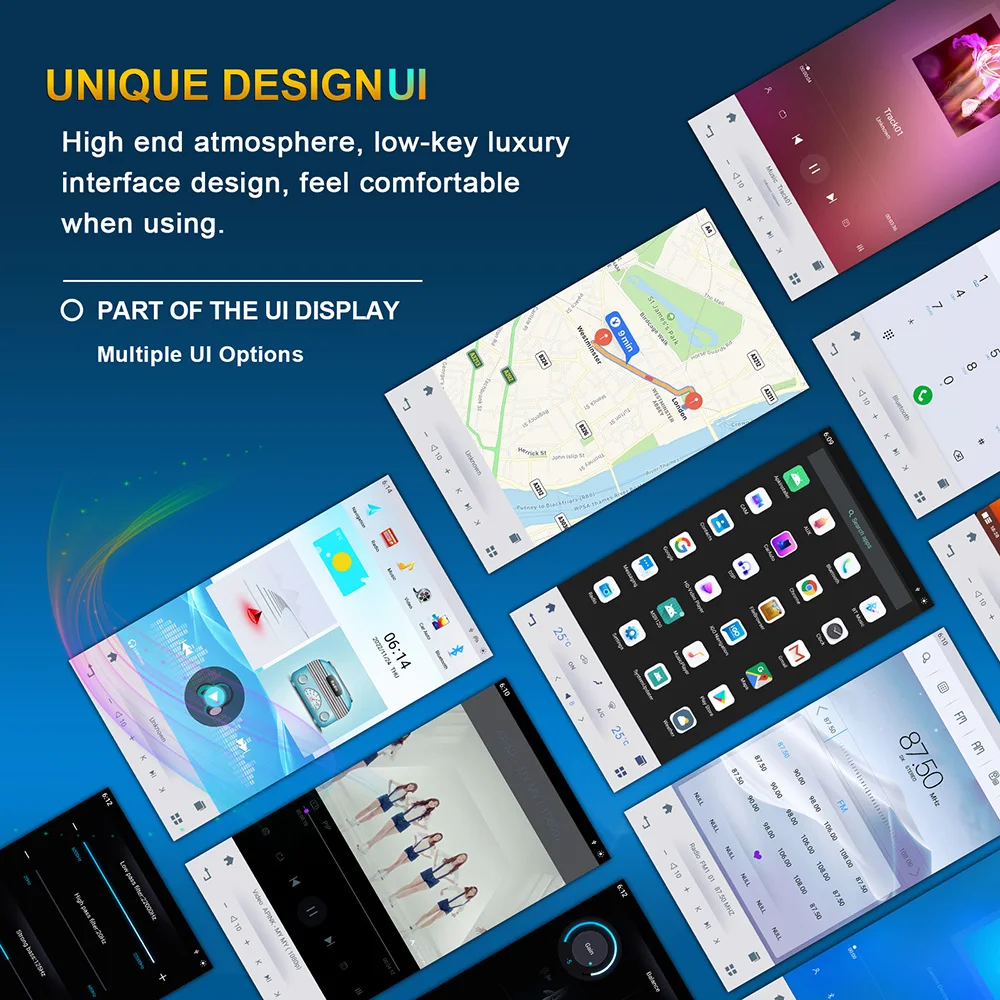 High Sales 10.4 Inch Vertical Screen Car Stereo Radio GPS Navigation for FORD EDGE 2015-  AUTO A/C