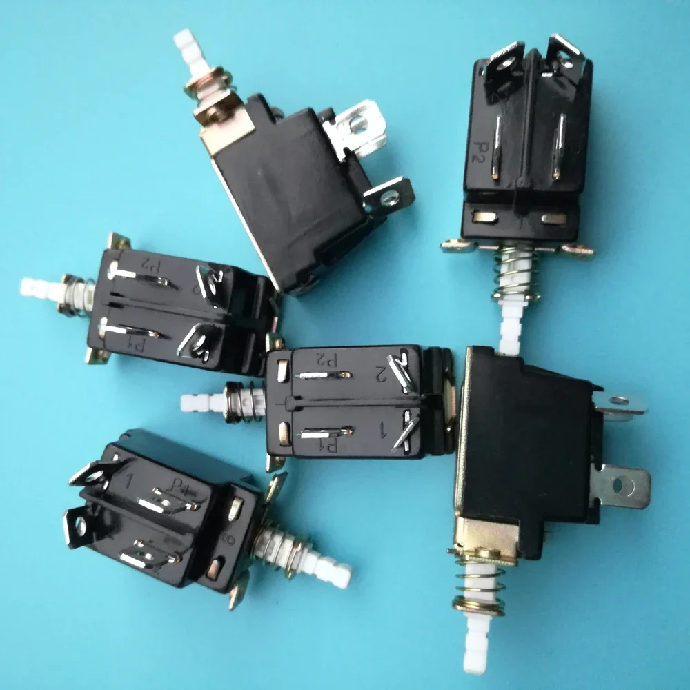 KDC-A04-2S 6-pack 5A/80A 250V AC DPST 4 دبابيس الذاتي قفل دفع زر مفتاح الطاقة التلفزيون التلفزيون مفتاح مفاتيح #5