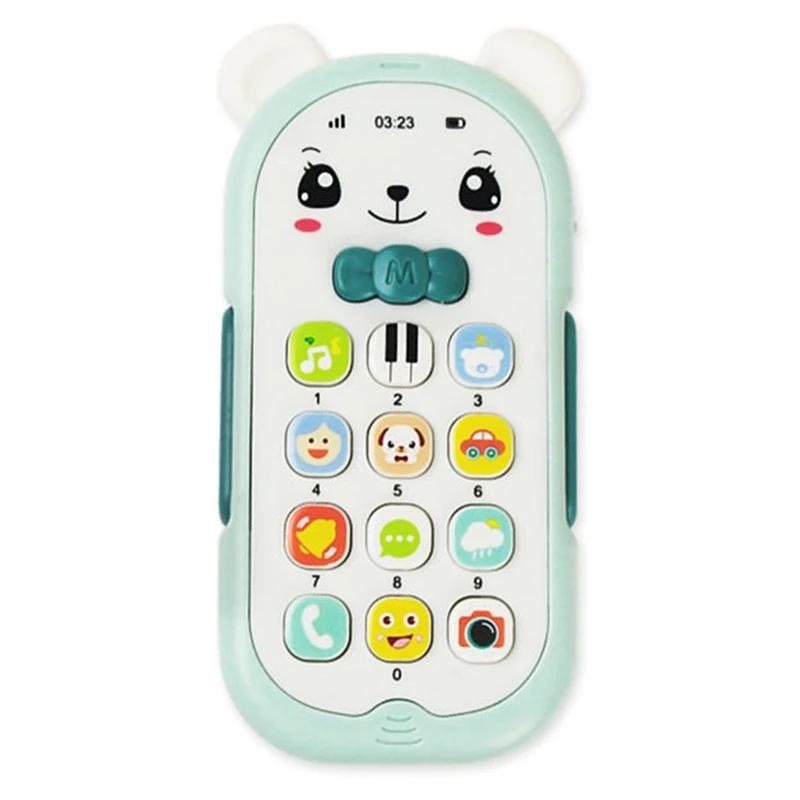 Simulation Telephone Musical Mobile Toy Music Sound Light Effect Children Mobile Sleeping Artifact