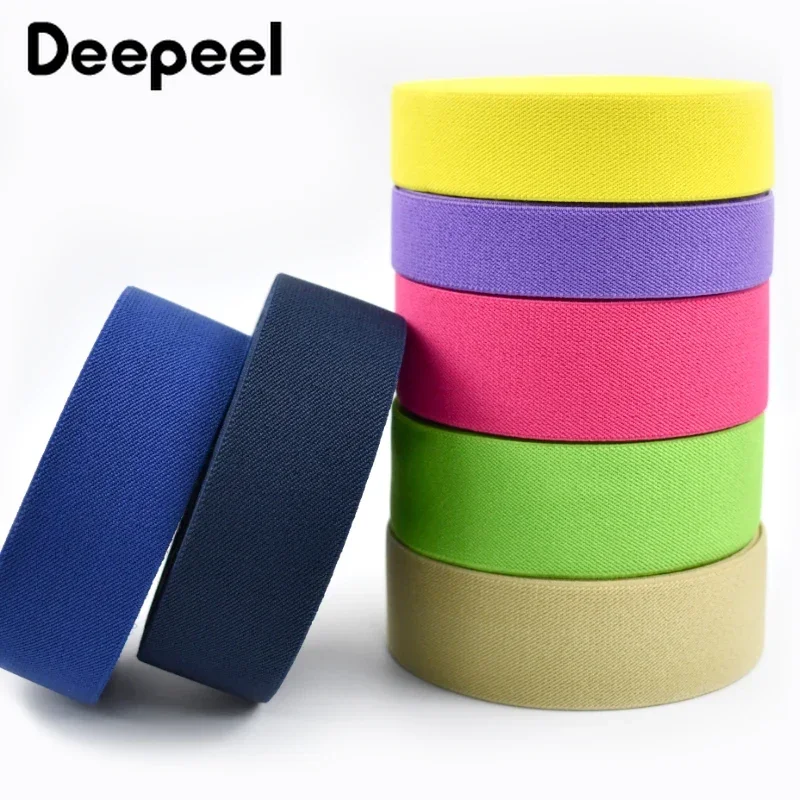 4/8Meters Nylon Elastic Band 40mm Wide Strong Rubber Bands Elastics Webbing Waistband Clothes Pants Sewing Material Accessories