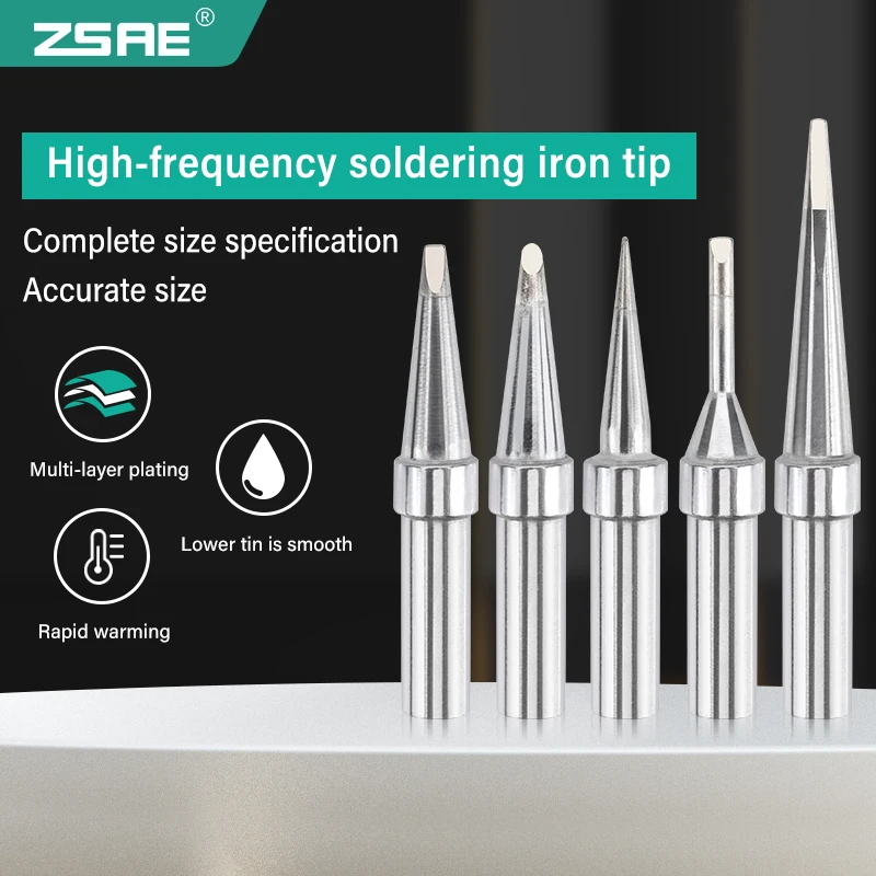 High Quality ET Series Soldering Iron Tips For Weller WESD51 WES51 PES51 5pcs/set