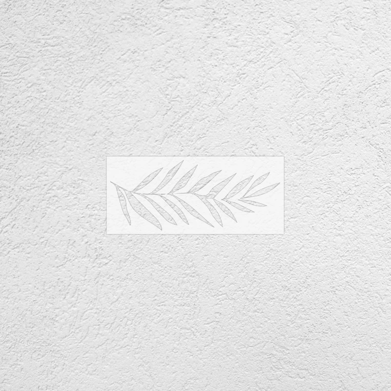 72cm - 120cm Wall Stencil For Painting Template Furniture Makers Decorative Customize Decor To Paint Rococo Large Leaf S685