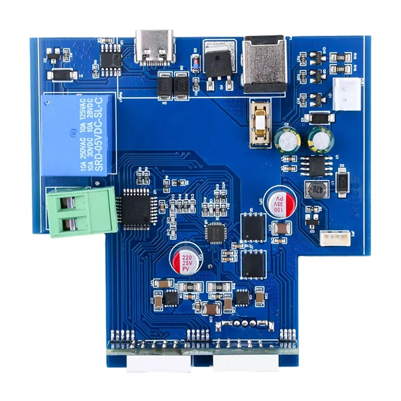

DIY Kit Корпус из алюминиевого сплава Понижающий преобразователь постоянного тока Модуль питания с полным протоколом PD Порт быстрой зарядки Type-C