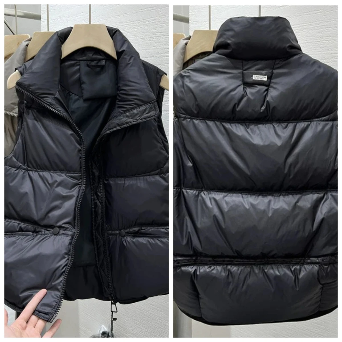 

Short Down Cotton Vest Women 2025 Spring Autumn Winter New Loose Fitting Outer Jacket Female Warm Vest Camisole Jacket Cardigan