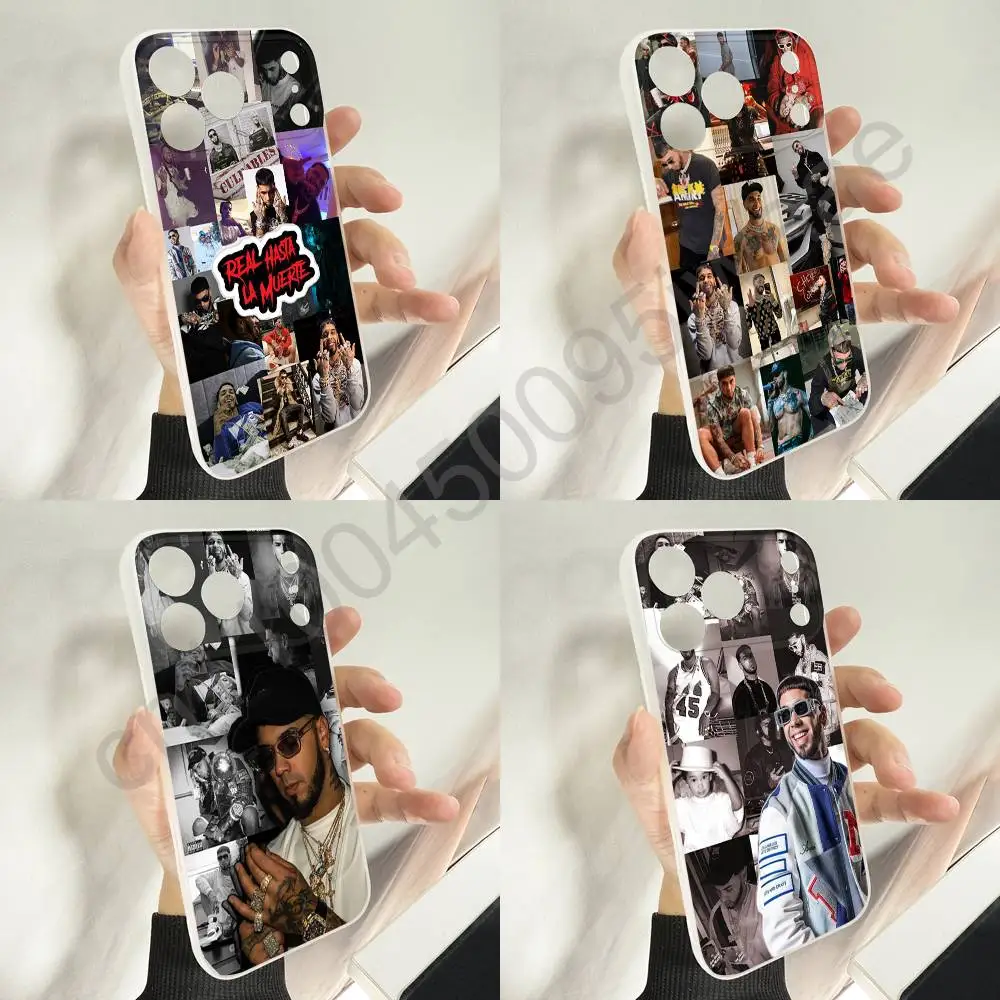 

Singer Rapper A-Anuel AA Phone Case For iPhone 11,16,15,14,13,17,12,Plus,E,Air,Mini,Pro,Max Magnetic Magsafe Soft Cover