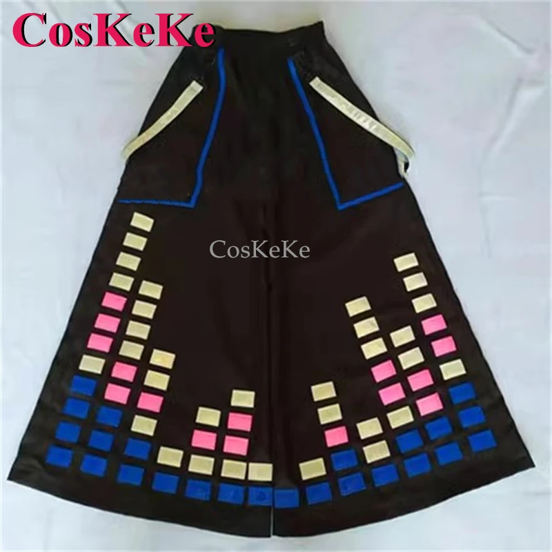 

CosKeKe New Style Ghost Dance Pants AUS Style Grim Reaper Phat Pants Bell-bottoms Handsome Luminous Loose Reflective Trousers