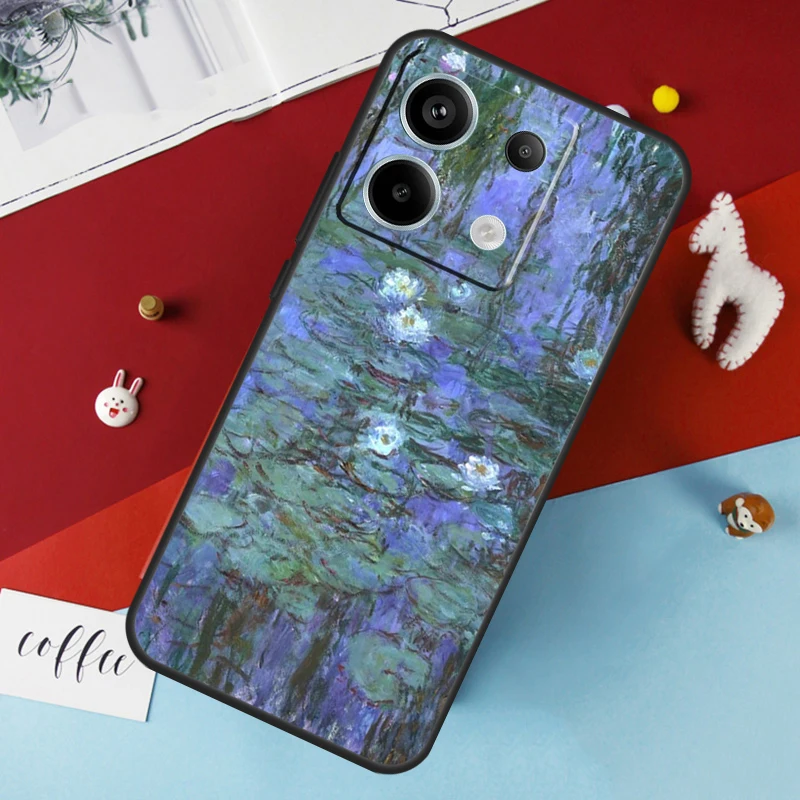 Claude Monet Art Painting Case for Xiaomi Redmi Note 13 12 10 8 9 11 Pro 12S 10S 11S Redmi 13C 10A 10C 9C 12C Cover image 5