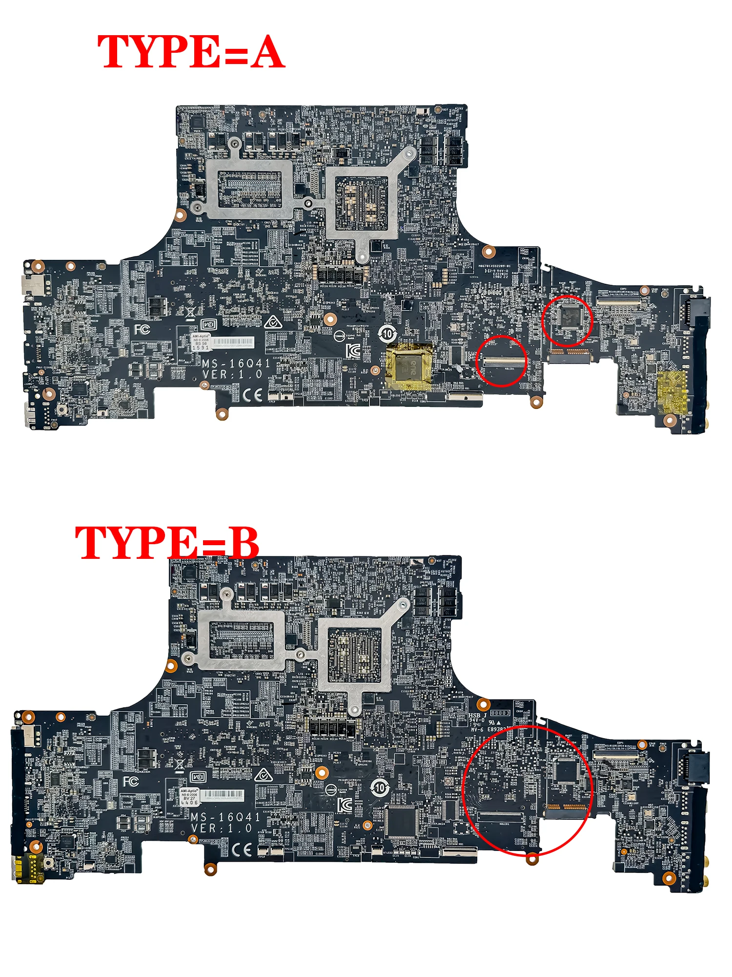 Материнская плата MS-16Q41 для ноутбука MSI GS65 MS-16Q4, материнская плата I7-8750H I5-9300H I7-9750H I9-9880H, 100% рабочая