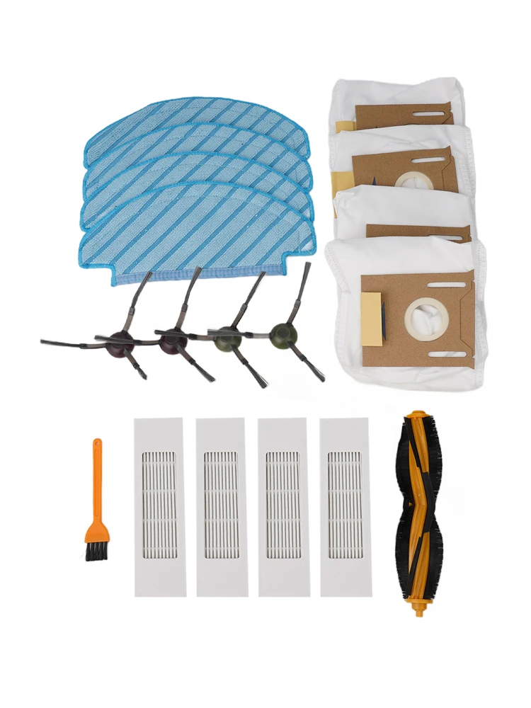 

18pcs/set For N10/ N10 PLUS Robot Vacuum Cleaner Brush Roller Side Brush Mop Cloth Filter Bag Cleaning Brush Replacement Parts
