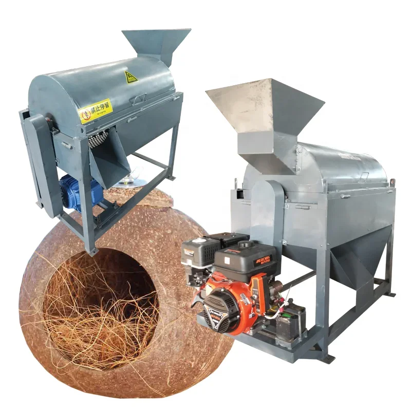 

Coconut Fiber Extractor Rope Making Coconut Husk Shredder Machine