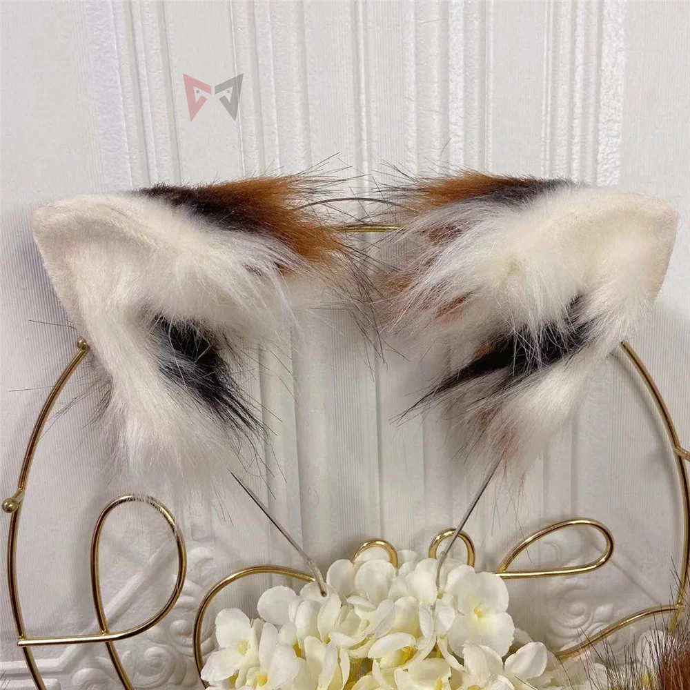 New Hand Made Lesser Panda Ailurus Fulgens Ears Headband Hairhoop Hairbands Headwear  Game Party Costume Accessories