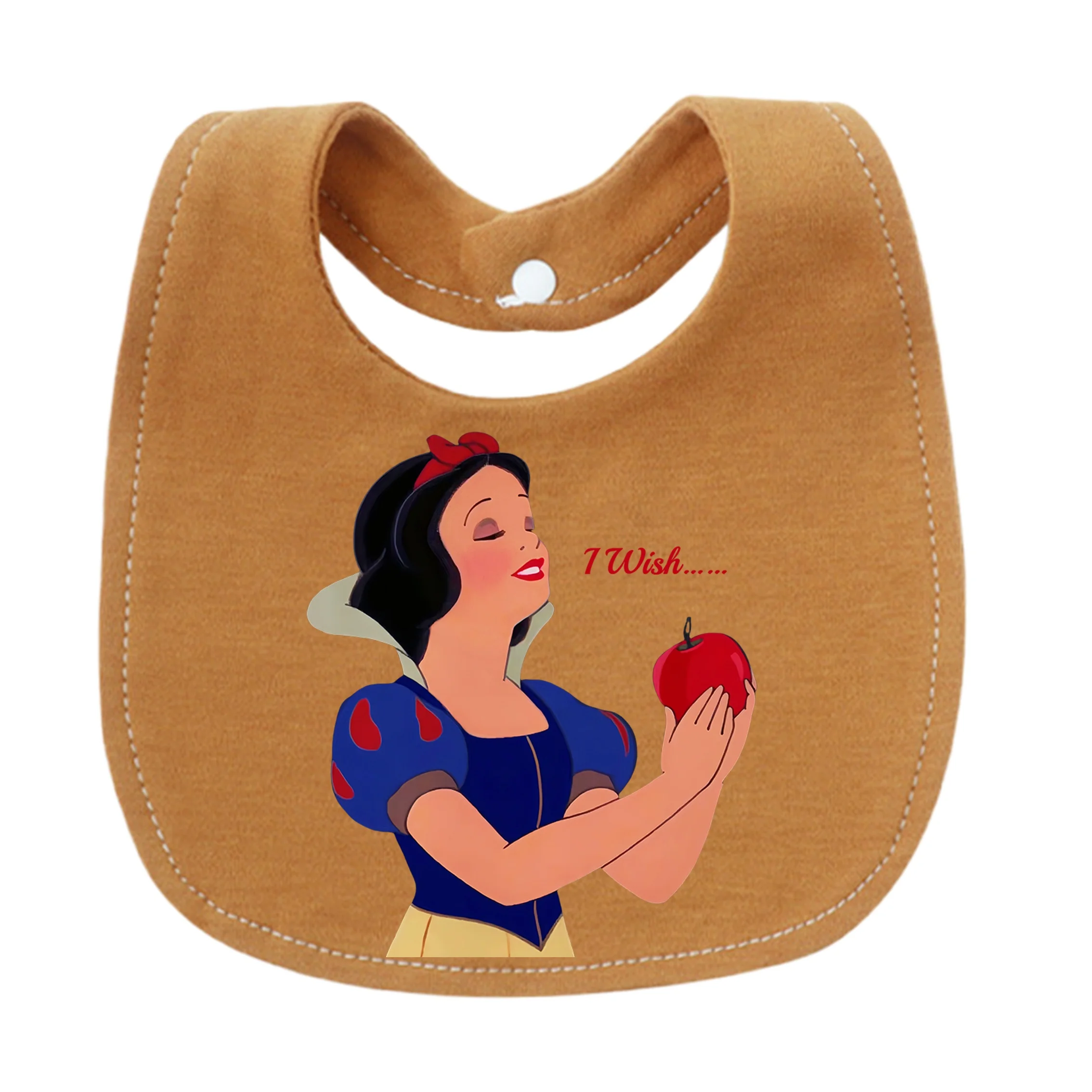 

Anime print bib Newborn U burp cloths Baby boy/girl feeding bib towel Children's spitguard bib cloth
