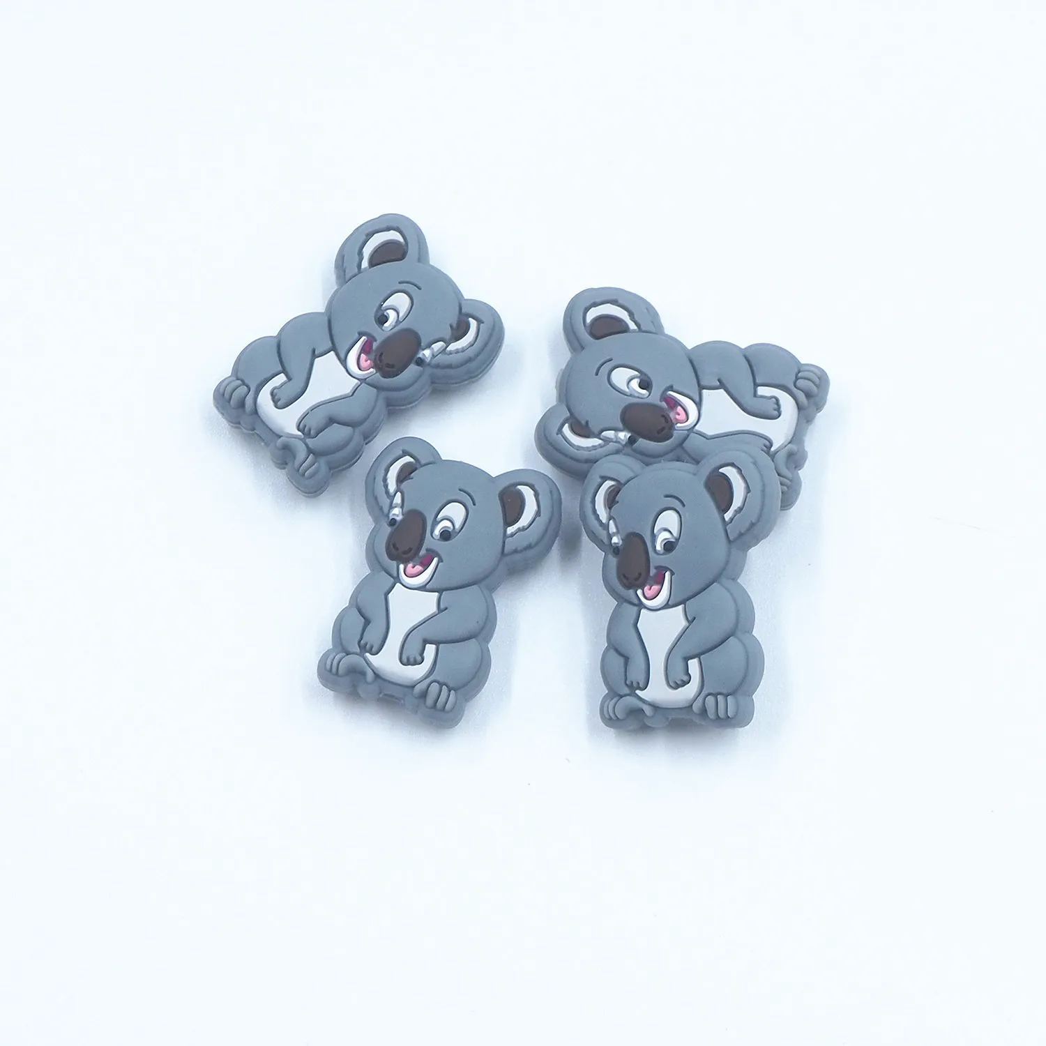 

Chenkai 50PCS Koala Focal Beads Silicone Charms For Pen Making Character Beads For Beadable Pen Baby Pacifier Dummy Chains