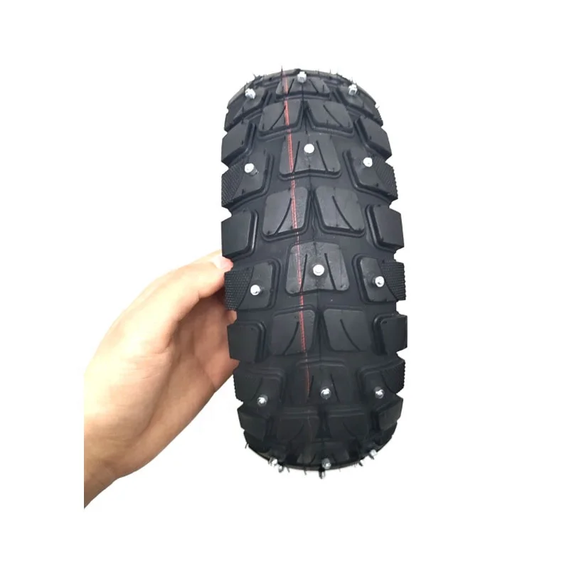 

High Quality 255*80 Cross Country Rubber Outer Tire with Spike Zero 10x E-Scooter Replacement Tire Scooter Accessories