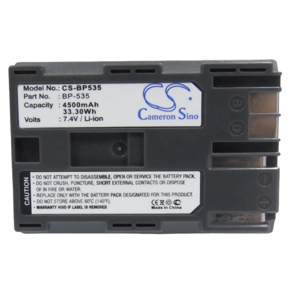 Li-ion Camera Battery for Canon,7.4v,4500mAh,FV20,FV200,FV30,FV300,FV40,FV400,FV50,FVM1,FVM10,IXY DVM,MV450i,MV500,MV500i,MV530i