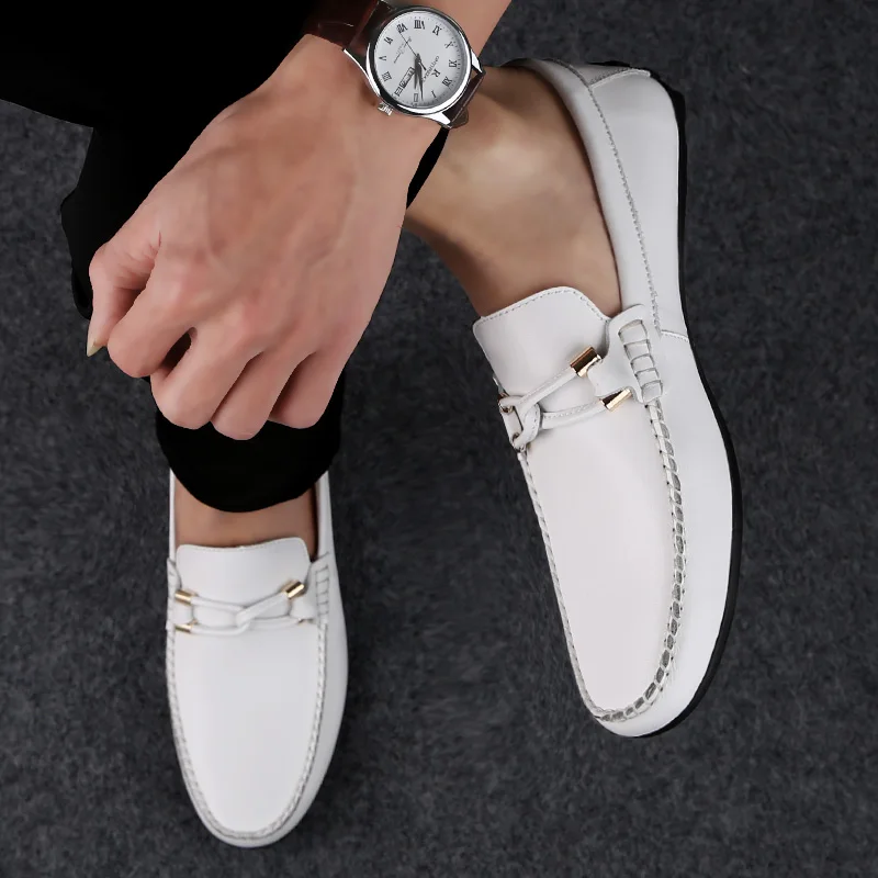 

Высококачественные мужские весенние удобные повседневные лоферы на мягкой подошве, модные брендовые мужские уличные дышащие нескользящие туфли для вождения