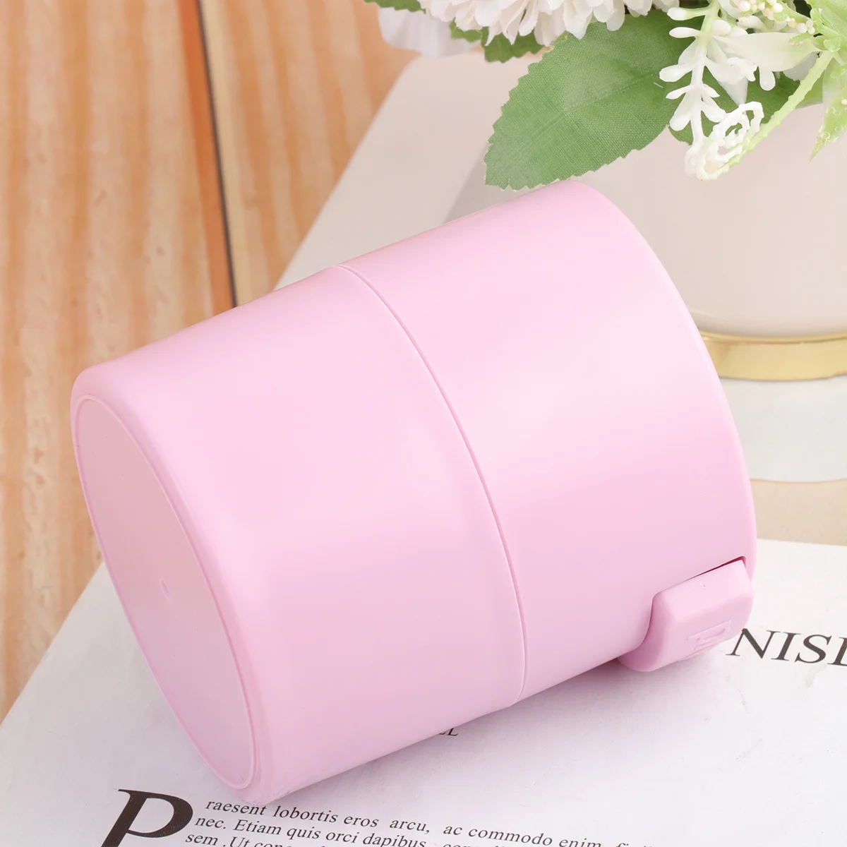 

1pc Eyelash Glue Storage Box Sealed Moisture Proof Large Capacity Portable Case For Eyelash Extension Tools Pink Container