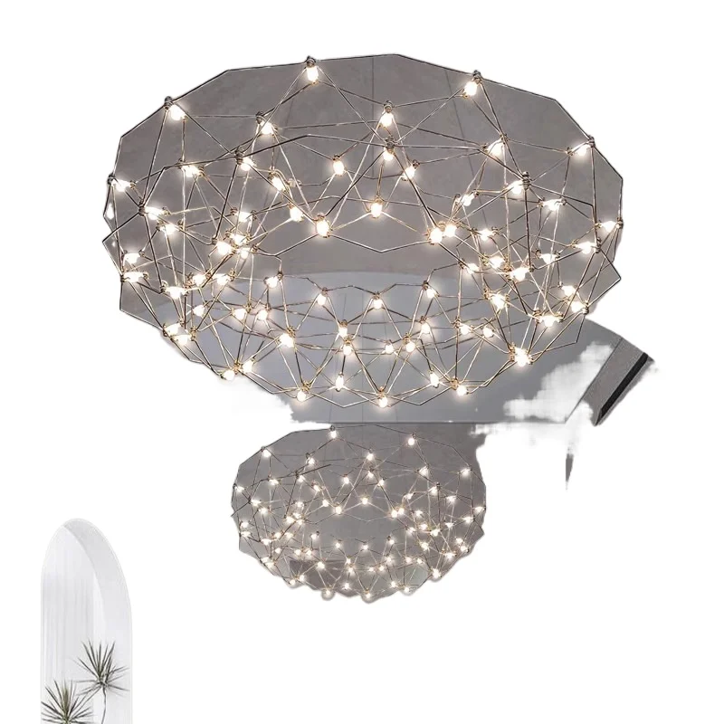 

dining room living room light modern simple light cube little star creative personality non-standard chandelier