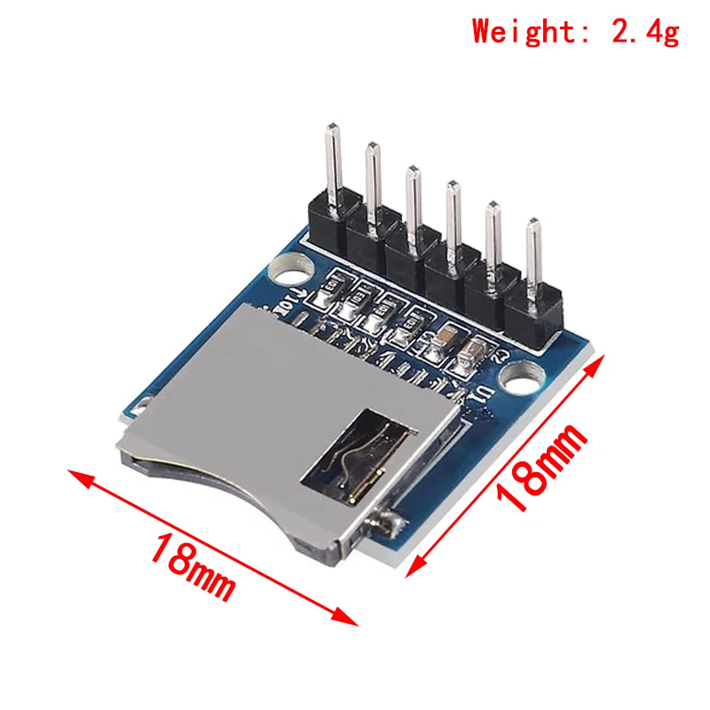 1Pcs Micro SD Storage Expansion Board Mini Micro SD TF Card Memory Shield Module With Pins for Arduino