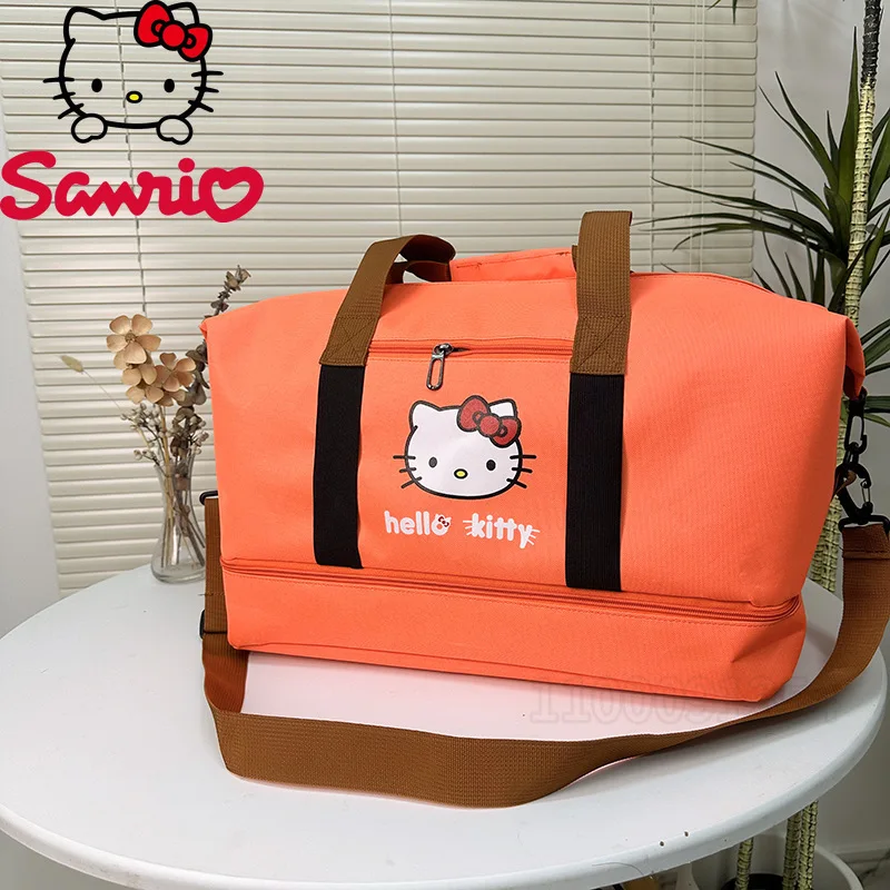 Sanrio Hello Kitty New Diaper Bag Handbag Large Capacity Fashion Baby Diaper Bag Handbag Cartoon Cute Baby Bag Multifunctional