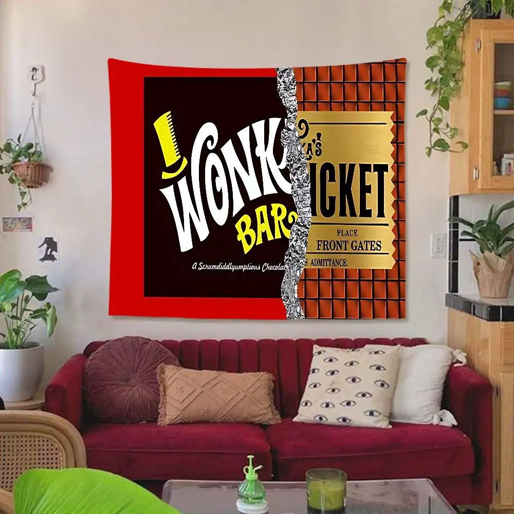 Fondo de W-WonkaS, cartel de tela, pancarta para decoración de fiesta de año nuevo, accesorios para fotos, suministros de fondo
