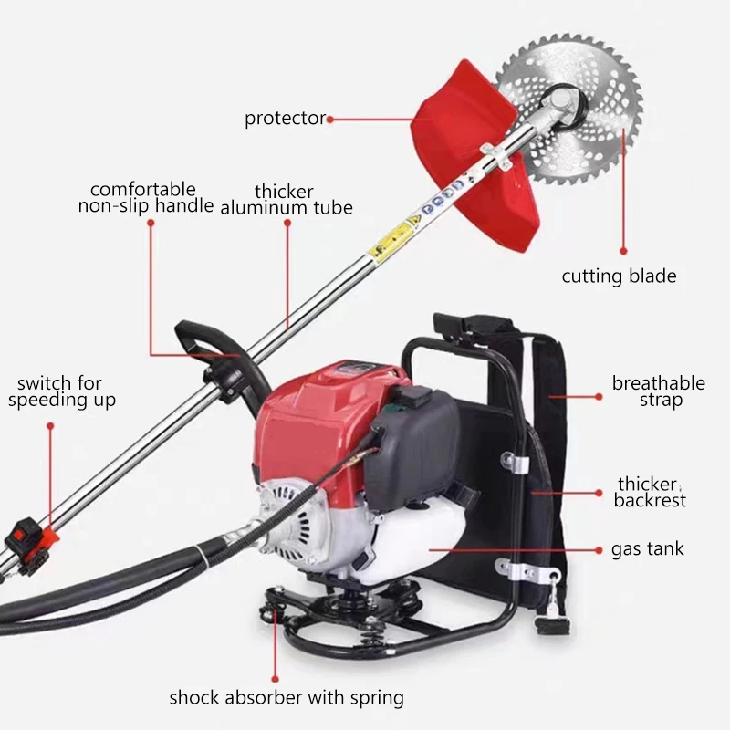 Backpack Brush Mower Multifunctional Garden Lawn Tools Shrub Mower Fast Delivery