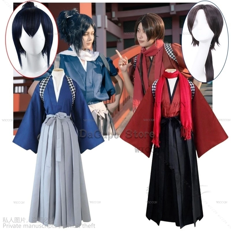 Anime Game Touken Ranbu Cosplay en ligne, Kashuu Kiyomitsu CHRIST1,500 okami Yasusada, écharpe kimono japonais, perruques, uniforme pour femmes et hommes