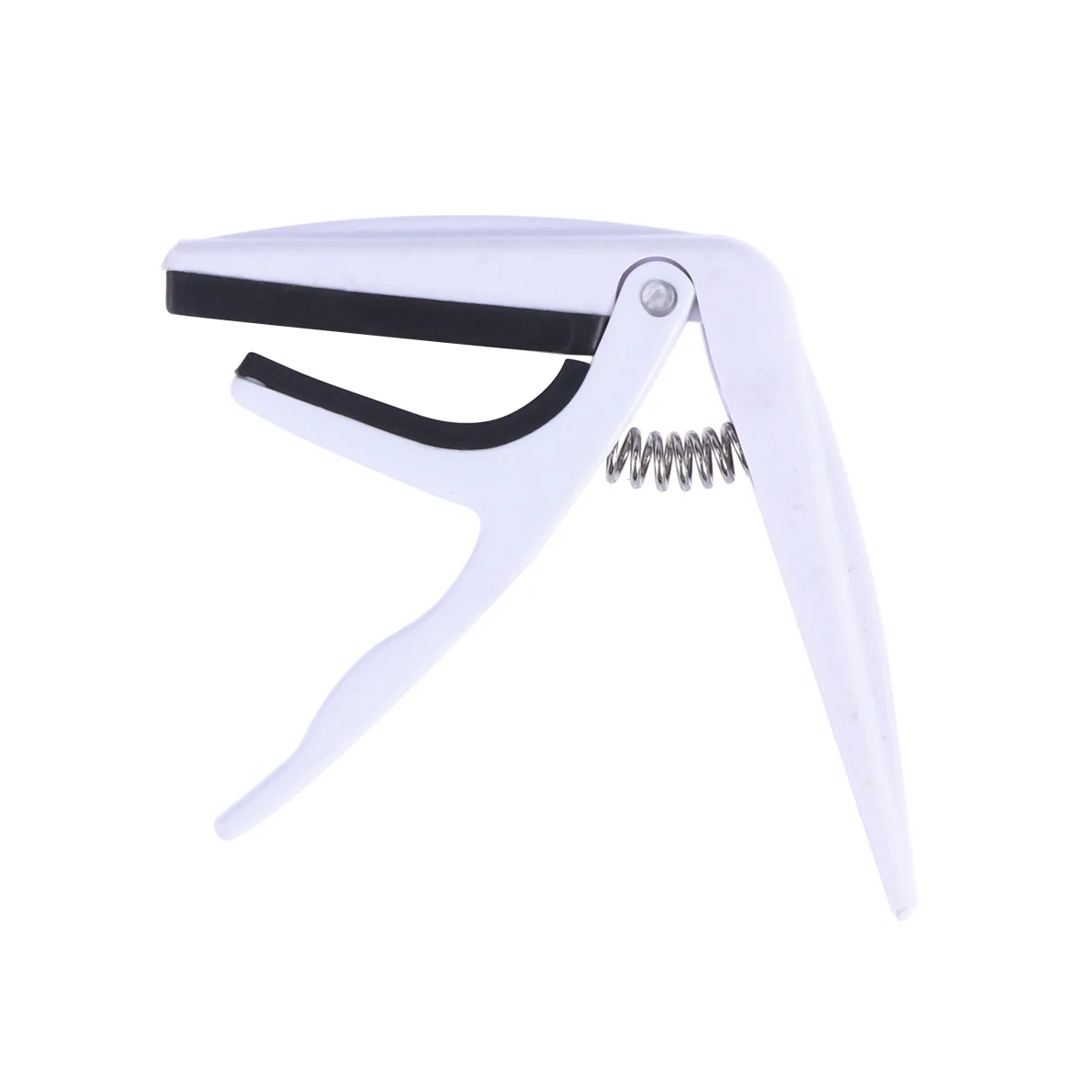 

Professional Ukulele Capo Single-handed Ukelele Capo Zinc Alloy Guitar Parts Accessories (White)