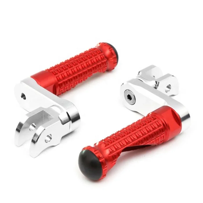 Custom CNC Machined Extended Front Foot Pegs, Motorcycle Footrest Replacement Parts for Razor MX350 MX400 MX500 MX650 Electric