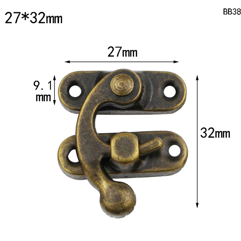 

30pcs Wood Box Case Buckle Heavy Duty Spring Latch Rustproof Durable Chest Lock For Trunk Packing Container Hasps Latch Catches